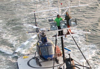 Хелиски с яхты на Аляске